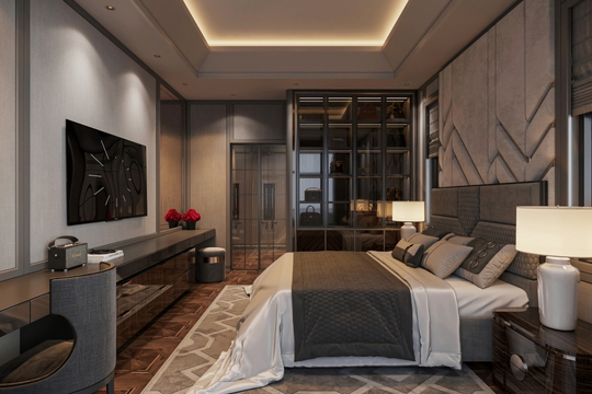 Mẫu thiết kế phòng ngủ đẹp hiện đại (CĐT Mr Tĩnh - Phú Thọ) NT2373