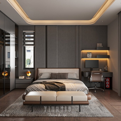 Nội thất hiện đại biệt thự 2 tầng (CĐT Mr Phòng - Ninh Bình) NT2372