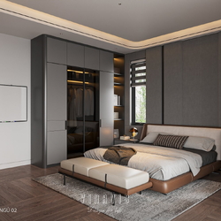 Nội thất hiện đại biệt thự 2 tầng (CĐT Mr Phòng - Ninh Bình) NT2372