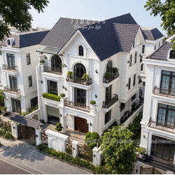 Thiết kế biệt thự phố tân cổ điển 3 tầng 1 áp mái 9x13m (117m2) BT2476