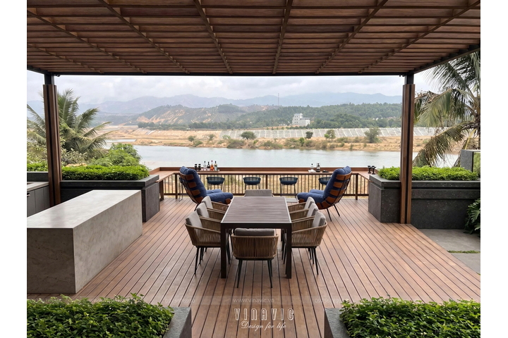 Biệt thự hiện đại 2 tầng có sân vườn (28x42m) 1176m2 BT2480