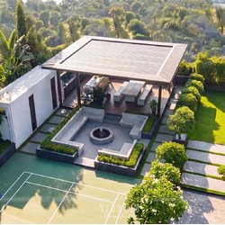 Biệt thự hiện đại 2 tầng có sân vườn (28x42m) 1176m2 BT2480