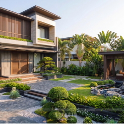 Biệt thự hiện đại 2 tầng có sân vườn (28x42m) 1176m2 BT2480