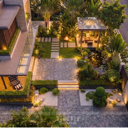 Biệt thự hiện đại 2 tầng có sân vườn (28x42m) 1176m2 BT2480