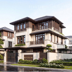 Biệt thự hiện đại​ 3 tầng mái Nhật (15x15m) 225m2 BT2481