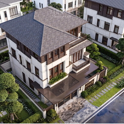 Biệt thự hiện đại​ 3 tầng mái Nhật (15x15m) 225m2 BT2481