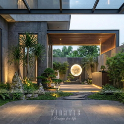 Biệt thự hiện đại 3 tầng (16x16m) 256m2 BT2482