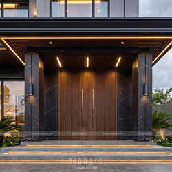 Thiết kế biệt thự 3 tầng hiện đại 408m2 (17x24m) BT2487