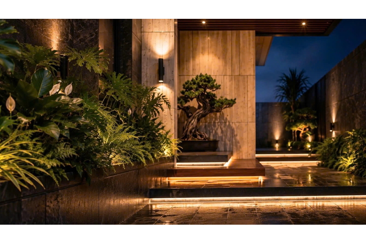 Thiết kế biệt thự hiện đại 4 tầng 247m2 (19x13m) BT2490