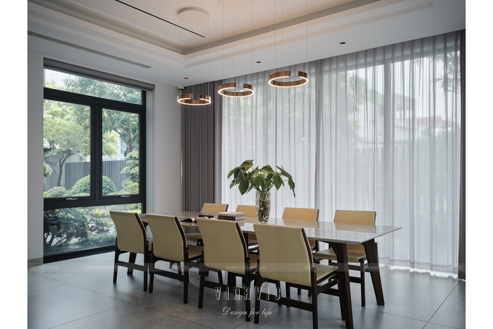 Thi công trọn gói biệt thự hiện đại 3 tầng 420m2 tại Bắc Giang TCB2259