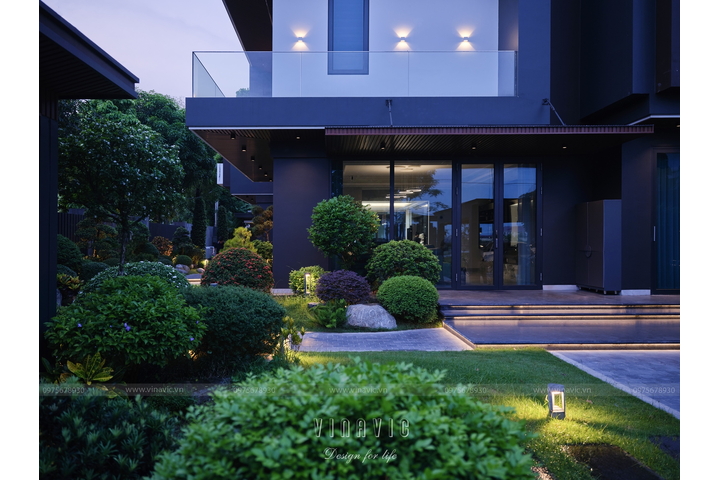 Thi công trọn gói biệt thự hiện đại 3 tầng 420m2 tại Bắc Giang TCB2259