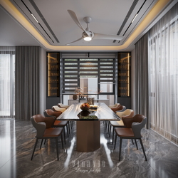 Mẫu thiết kế nội thất phòng khách - bếp biệt thự hiện đại tại Hưng Yên NT2375