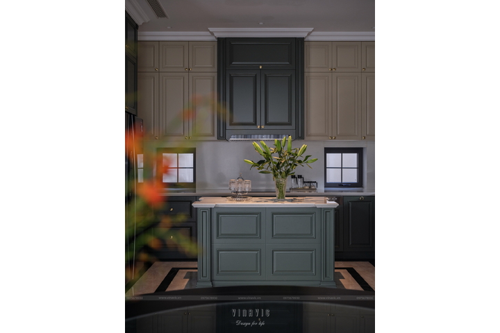 Ảnh thực tế bàn giao nội thất biệt thự do Vinavic thiết kế và thi công TCB2260