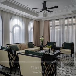 Ảnh thực tế bàn giao nội thất biệt thự do Vinavic thiết kế và thi công TCB2260