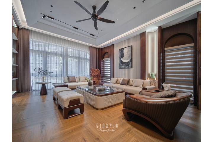 Ảnh công trình thực tế biệt thự 6 tầng 1 tum (CĐT Mrs Phúc - Hà Nội) TCB2262
