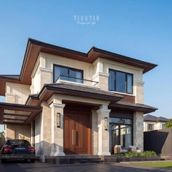 Biệt thự hiện đại 2 tầng mái Nhật 12x17m (204m2) BT2507
