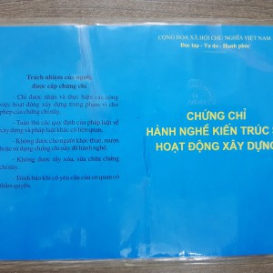 Chứng chỉ hành nghề