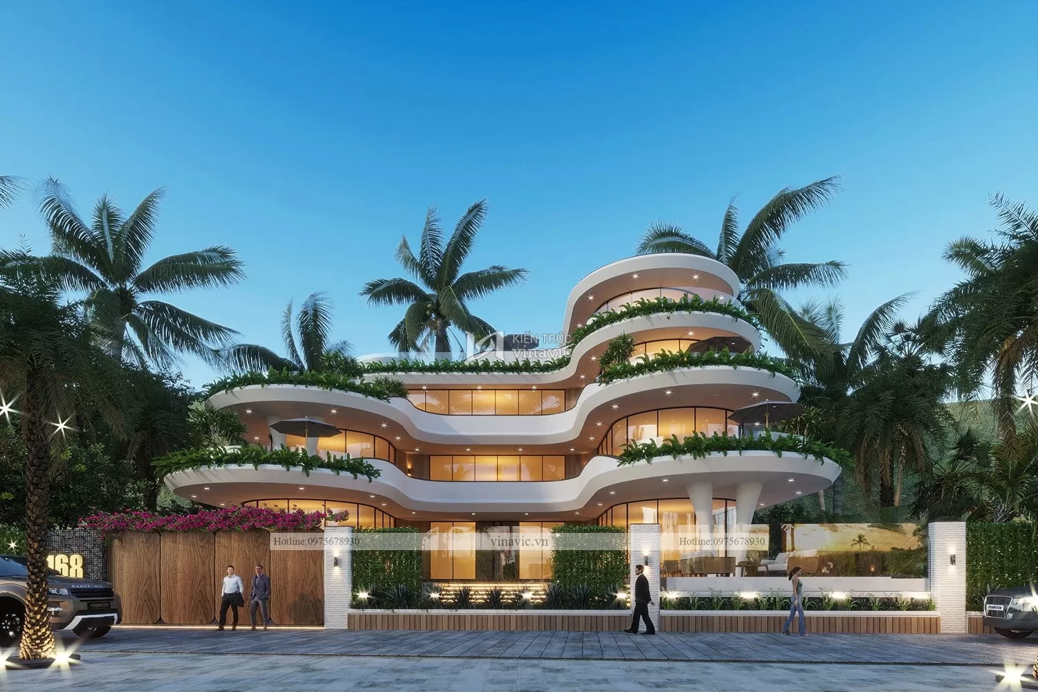 Thiết kế biệt thự view biển Nha Trang 