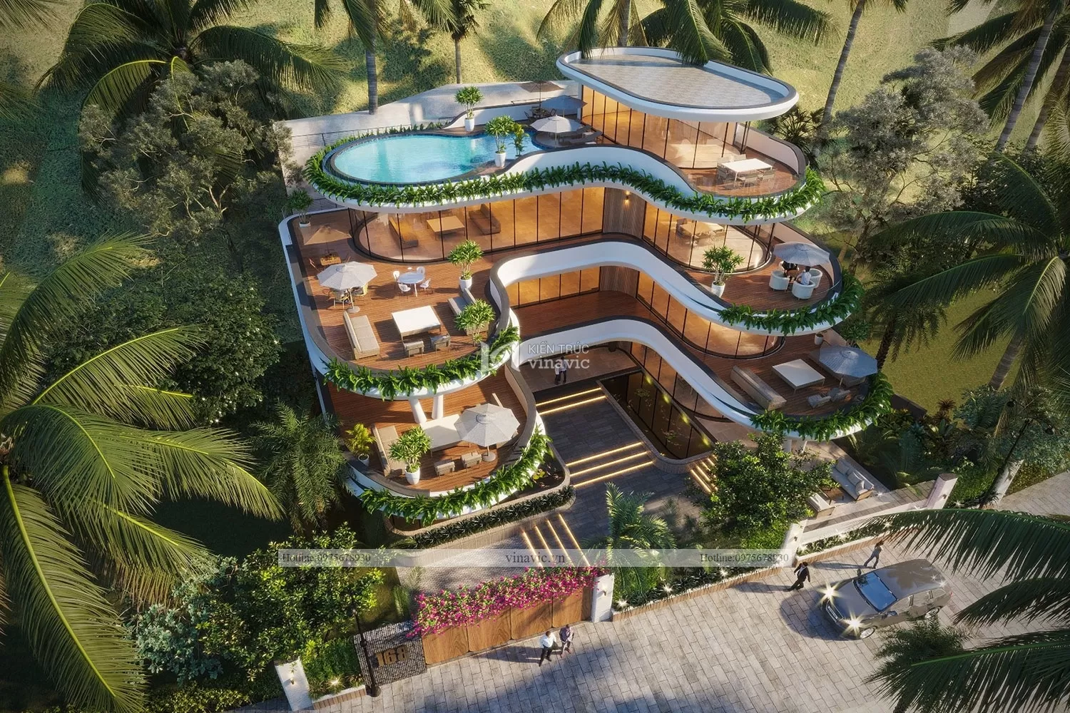 Thiết kế biệt thự view biển Nha Trang 