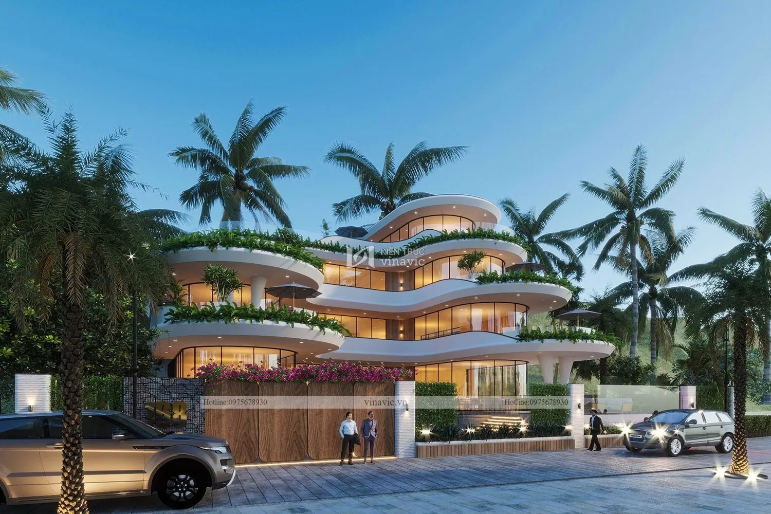 Thiết kế biệt thự view biển Nha Trang 