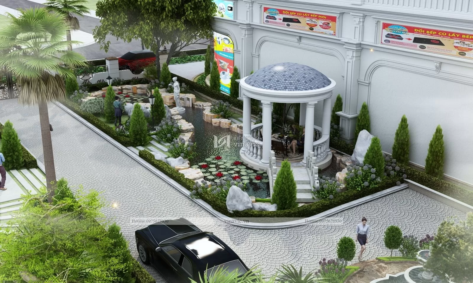 Tổ hợp siêu thị thương mại và nhà ở Mạnh Cường BT2136 Tổ hợp siêu thị thương mại và nhà ở Mạnh Cường BT2136