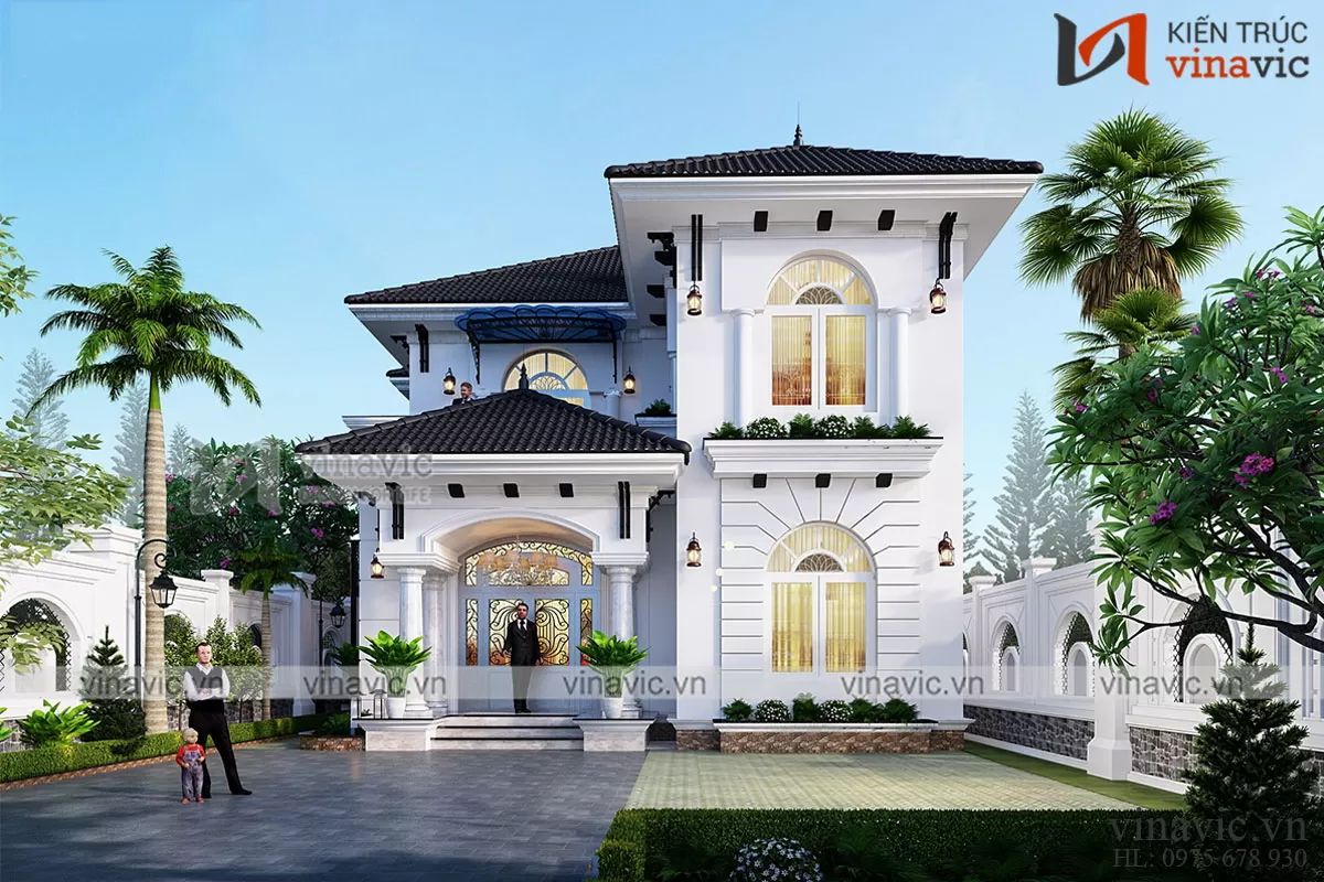 Hình ảnh nhà 2 tầng 350m2