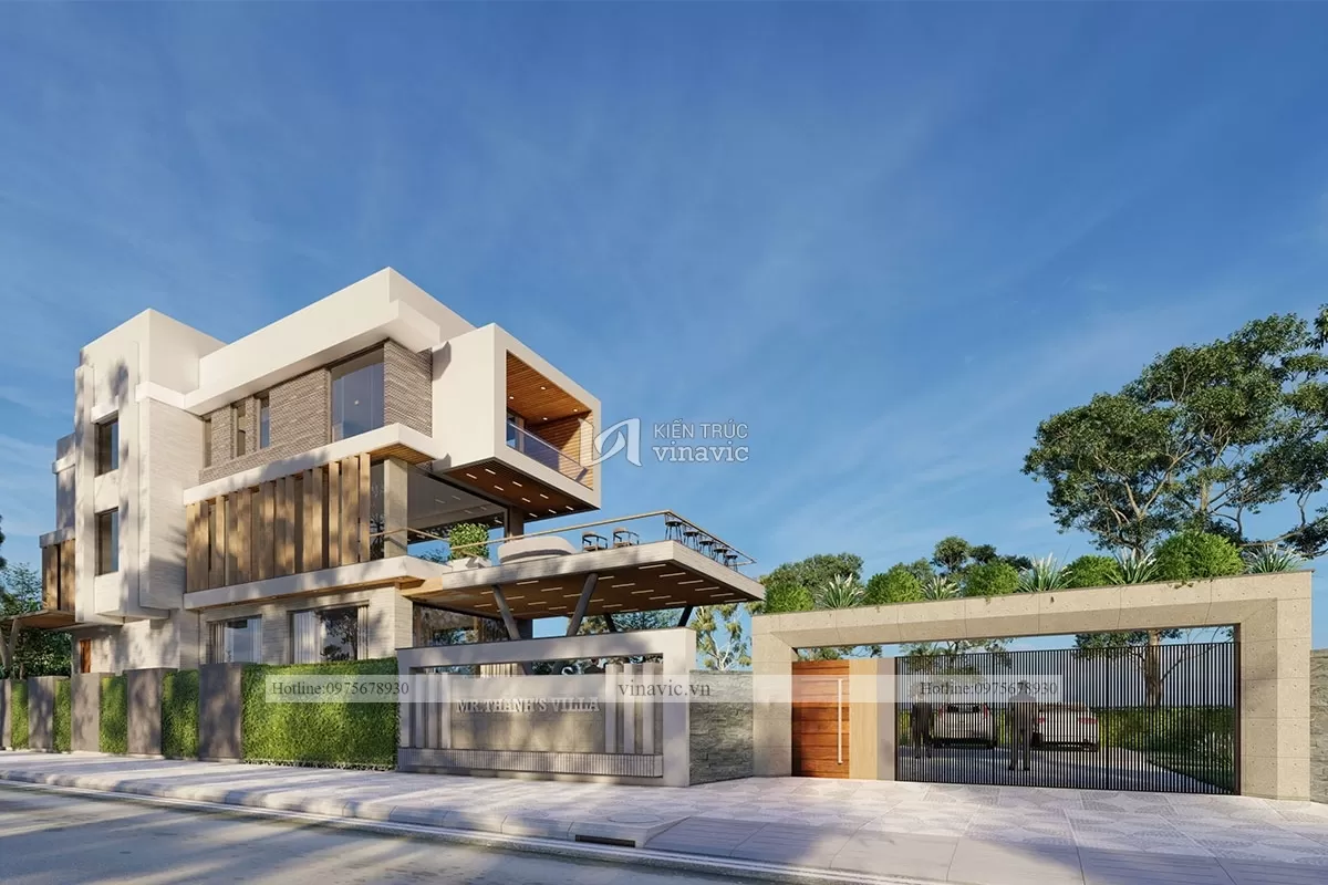 Biệt thự hiện đại 3 tầng sang trọng và đẳng cấp ở sân golf Tam Đảo