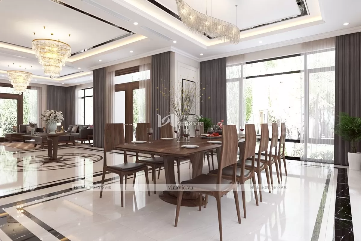 Thiết kế nội thất hiện đại cho biệt thự cao cấp NT2106 Thiết kế nội thất hiện đại cho biệt thự cao cấp NT2106