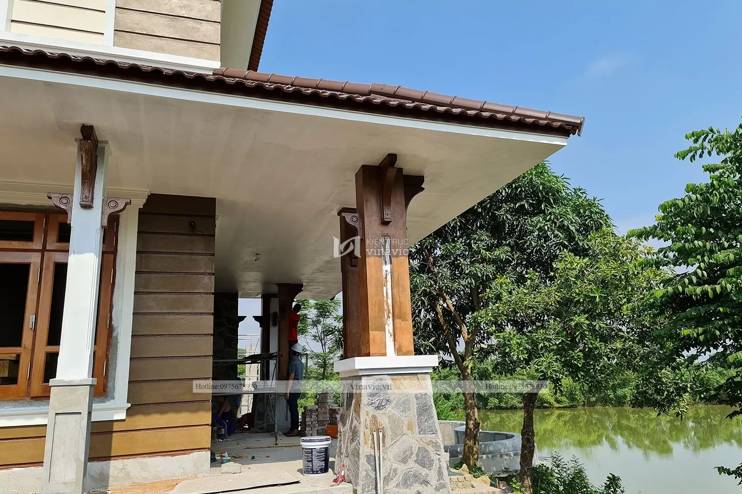 Thi công trọn gói biệt thự 2 tầng ở Lạng Sơn