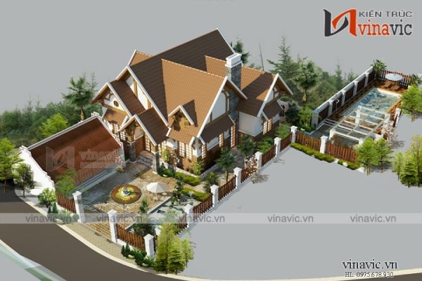 Phối ảnh tổng quan dự án từ trên cao