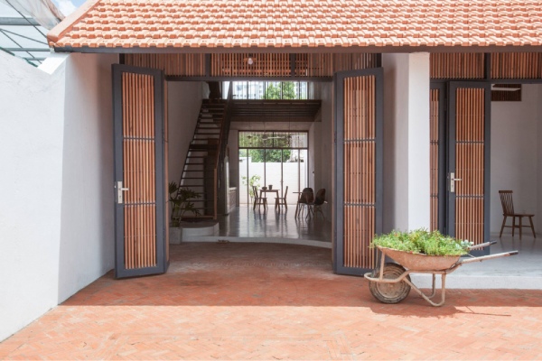 Thiết kế biệt thự 1 tầng mái ngói truyền thống