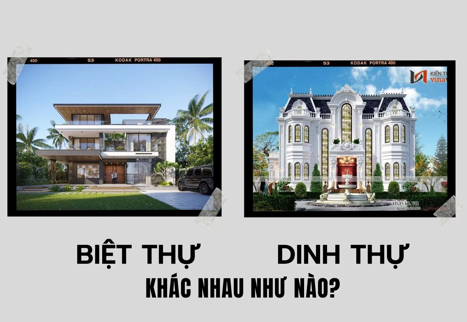 biệt thự và dinh thự