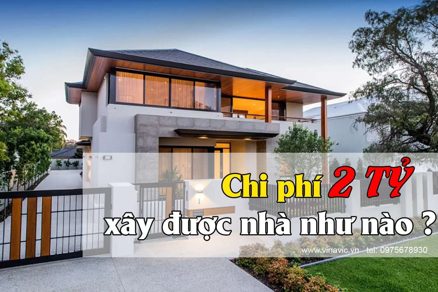 Chi phí 2 tỷ xây được nhà như nào?