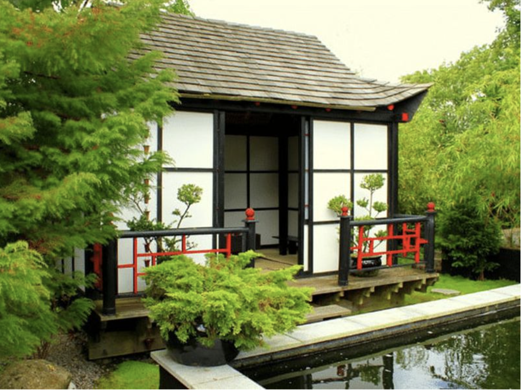 Nhà cấp 4 phối cảnh non nước hữu tình ở Nhật