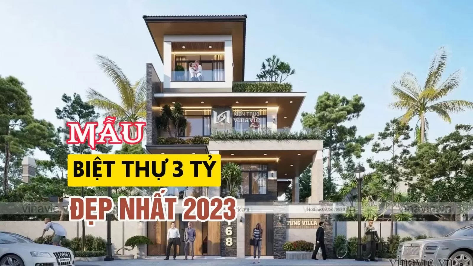 Tổng hợp các mẫu biệt thự 3 tỷ đẹp nhất