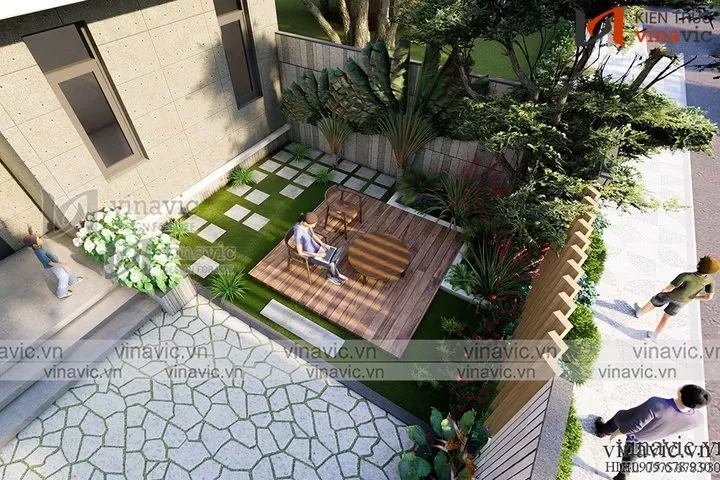 Biệt thự nhà vườn hiện đại 3 tầng ở Sơn La BT2101