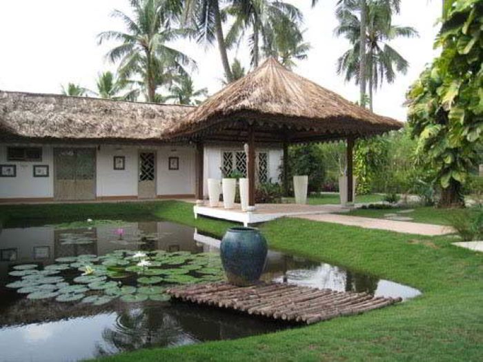 Chòi nghỉ sân vườn phong cách đồng quê