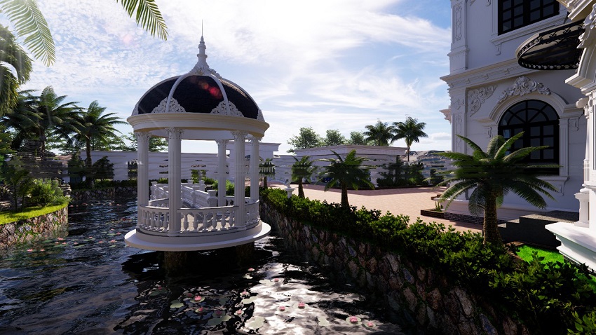 Mẫu nhà chòi mang phong cách cổ điển