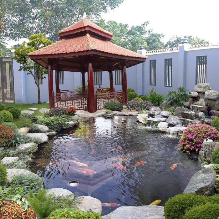 Chòi nghỉ sân vườn lục giác