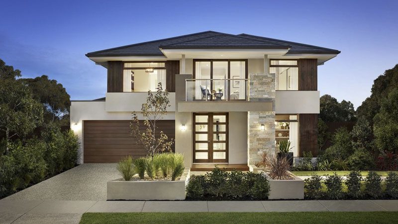 Mẫu nhà có tầng bán hầm gác lửng đẹp