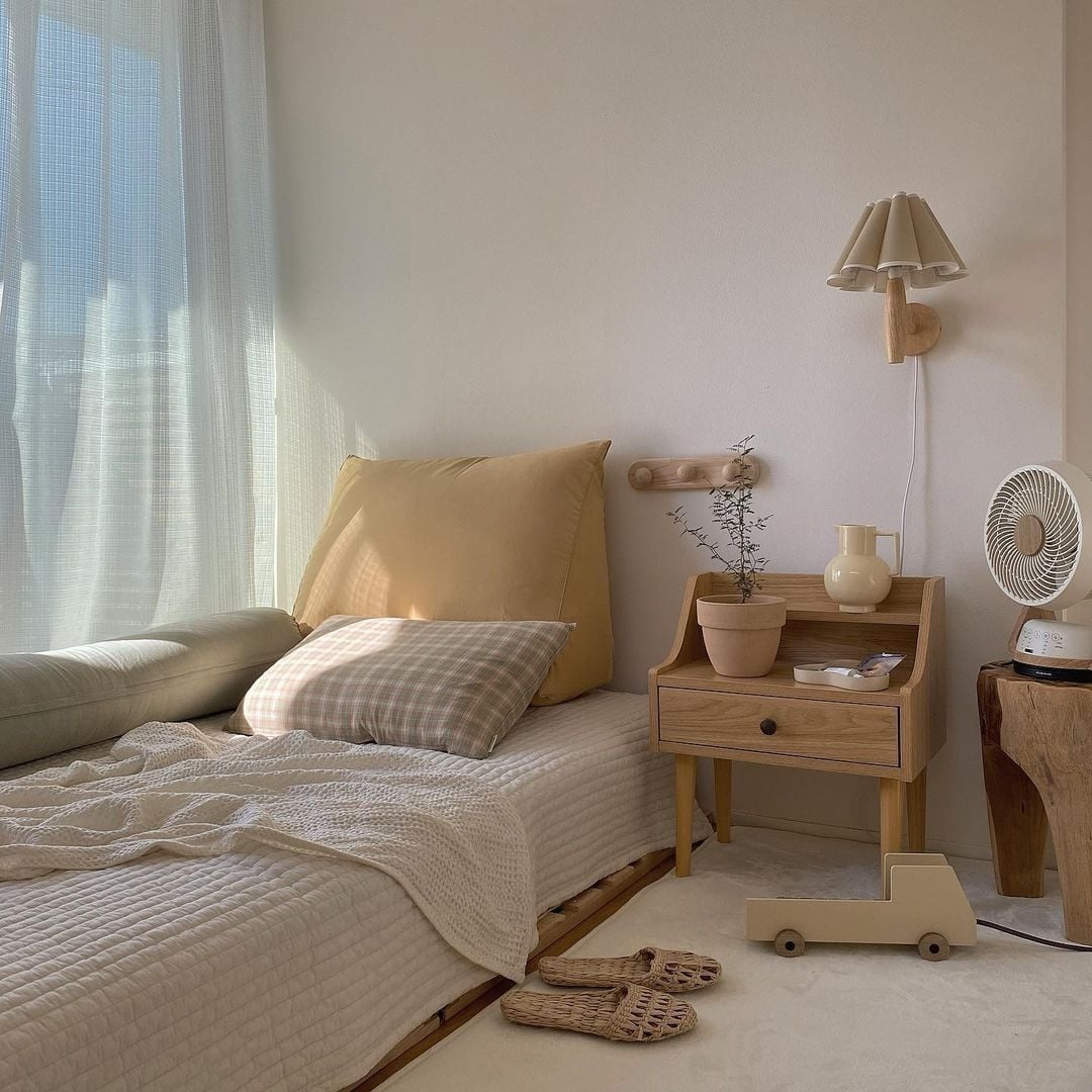 Màu sắc phòng ngủ phải thoải mái, dễ chịu