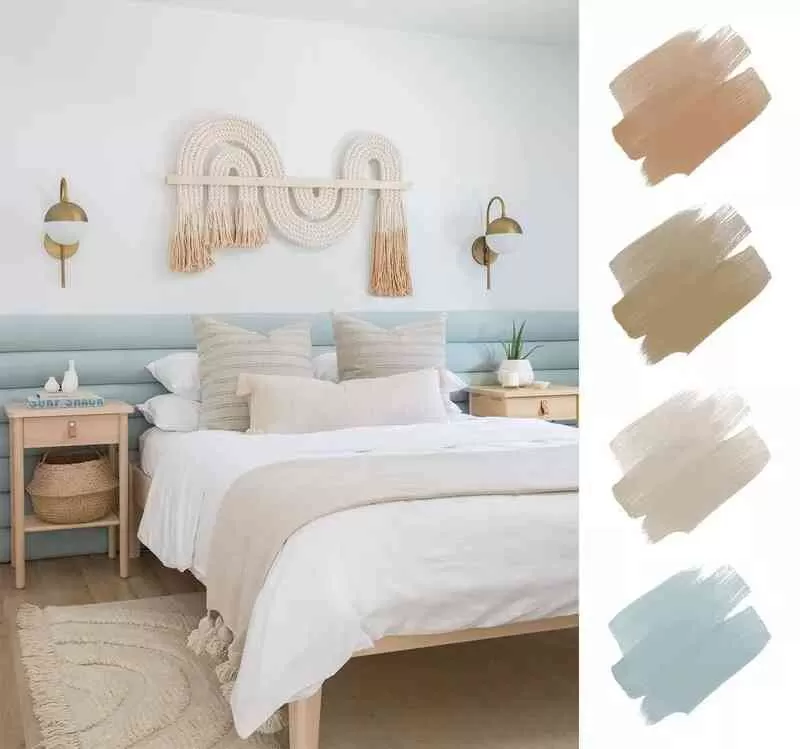 Lựa chọn màu sắc trang trí phòng ngủ phụ thuộc vào phong thuỷ và đặc trưng kiến trúc