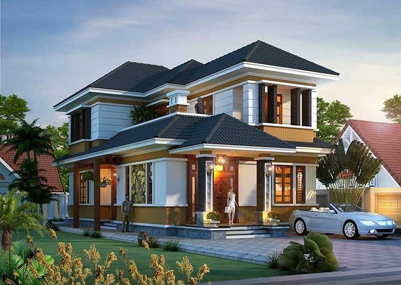 Nhà mái nhật mở rộng ra nhiều hướng gần gũi thiên nhiên