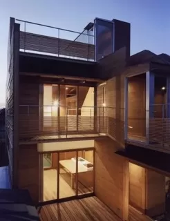 Thiết kế biệt thự nhà Nhật cấu trúc phi đối xứng độc đáo