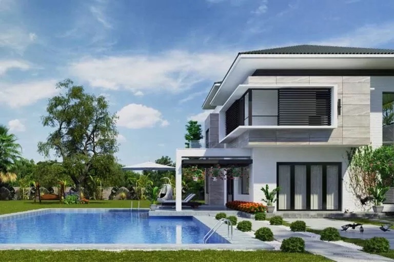 Biệt thự vườn 300m2 đẹp đẳng cấp