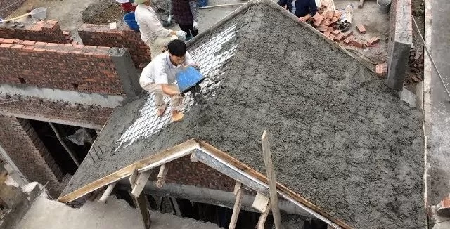 Kỹ thuật đổ mái bê tông tươi