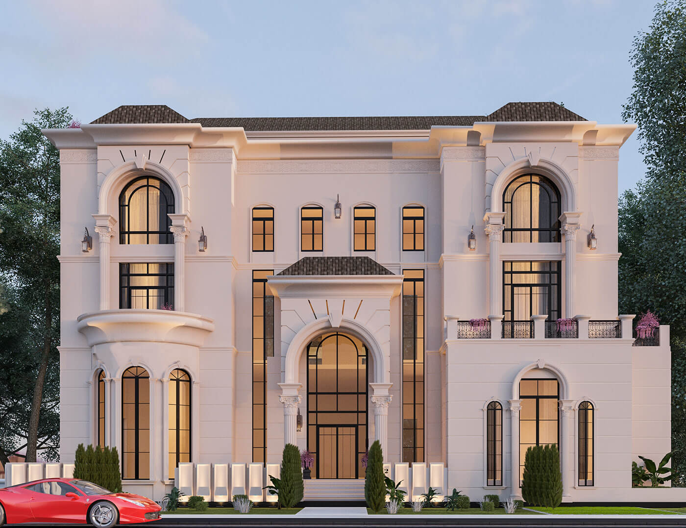 Biệt thự 3 tầng bán cổ điển sang trọng không kém khách sạn 5 sao