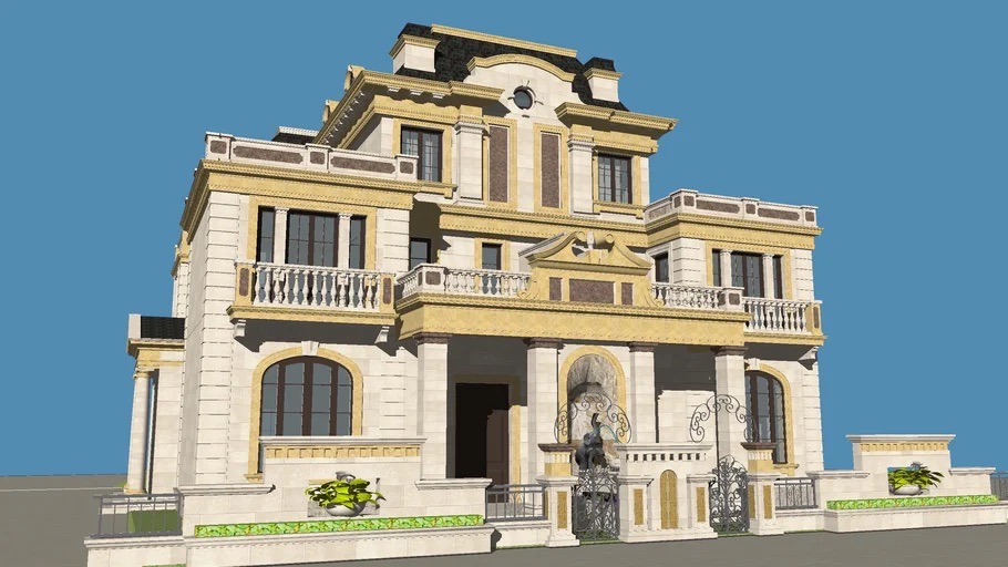 Dựng cảnh 3D kiến trúc cổ Roman