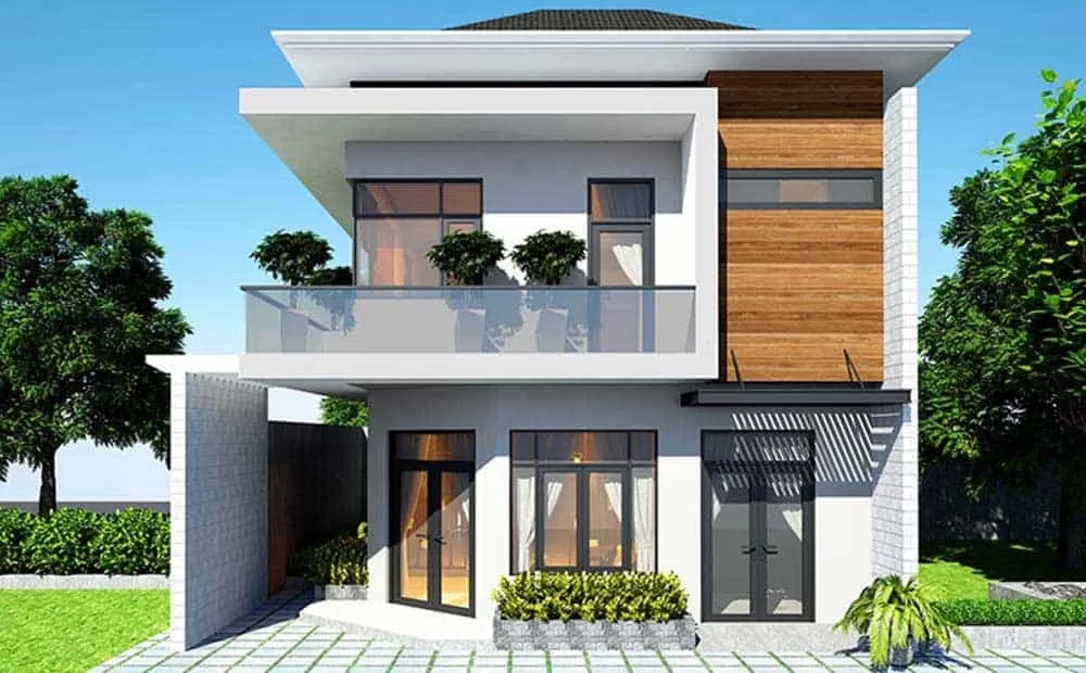 Nhà mái nhật mặt tiền 6m