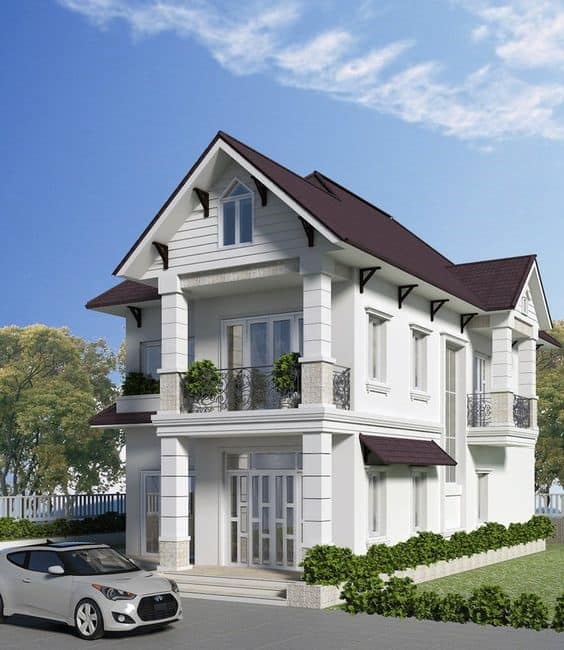 Mẫu nhà mái thái kinh doanh dịch vụ homestay, nghỉ dưỡng nhỏ xinh